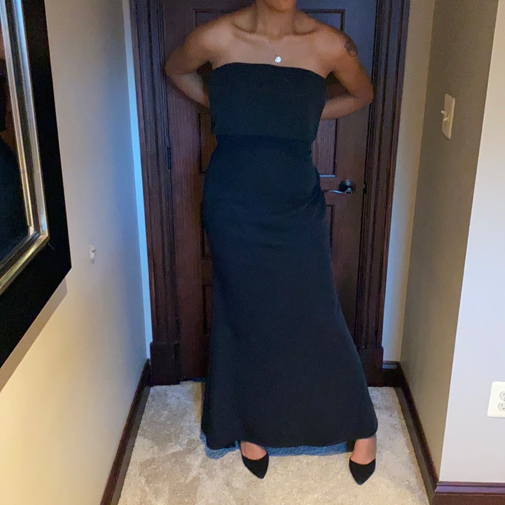 Stunning Floor Length Strapless Gown
